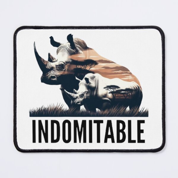 Item preview, Rhino Indomitable Strength Field Power Art designed and sold by ProjectNoah.