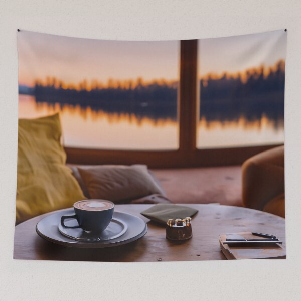 Item preview, Autum Cabin Dusk 5 designed and sold by Yannik Hay.