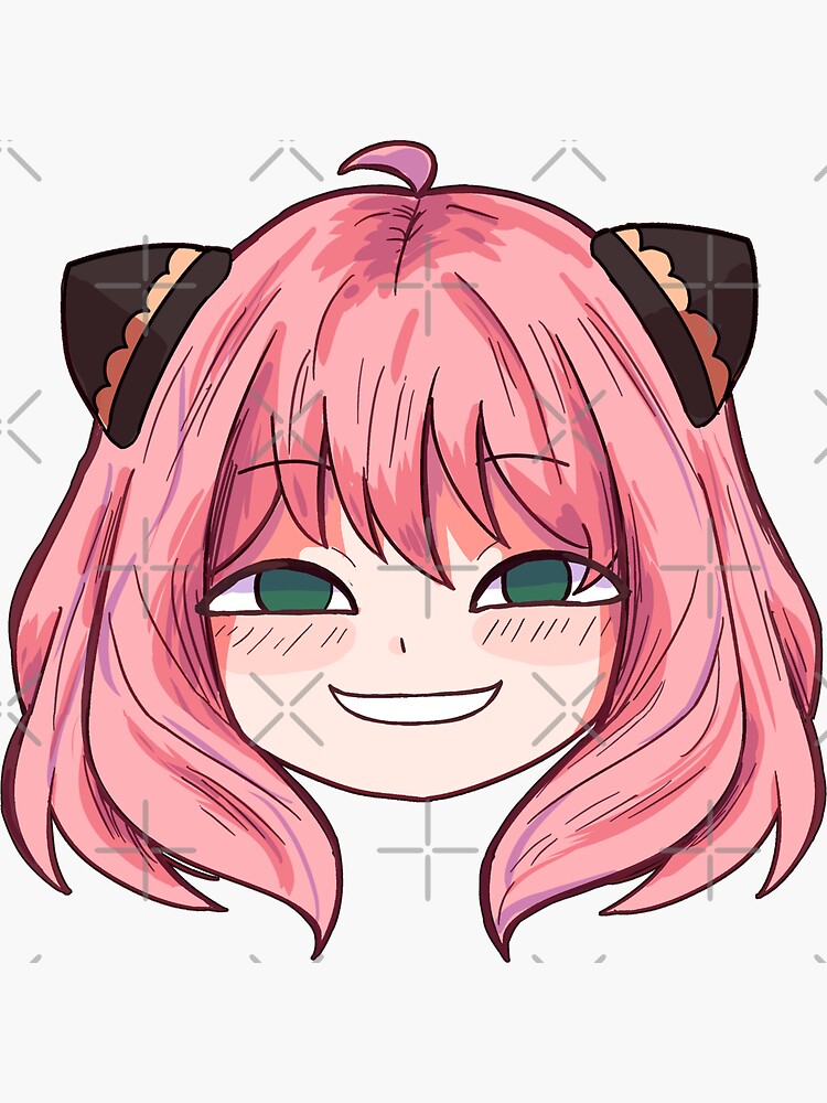 Anya Smug Stickers for Sale