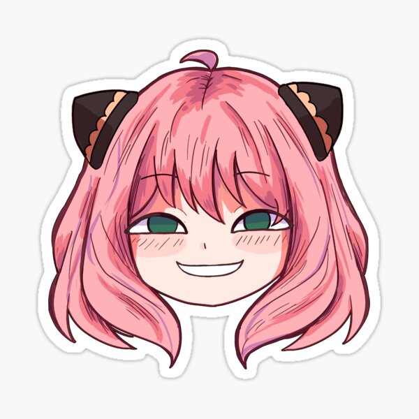 Anya Smug Stickers for Sale