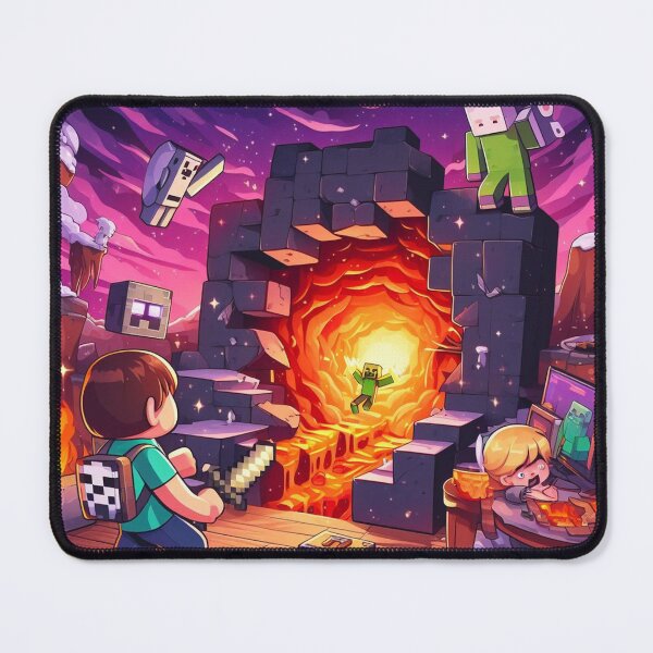 Item preview, Child entering the Nether portal designed and sold by BitWorks.