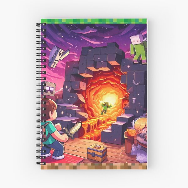 Item preview, Child entering the Nether portal designed and sold by BitWorks.