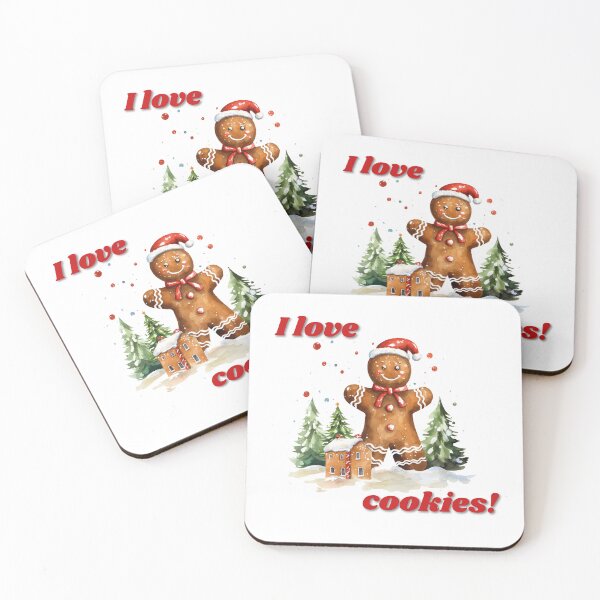 Item preview, I love cookies! Christmas theme designed and sold by Wulsanka.