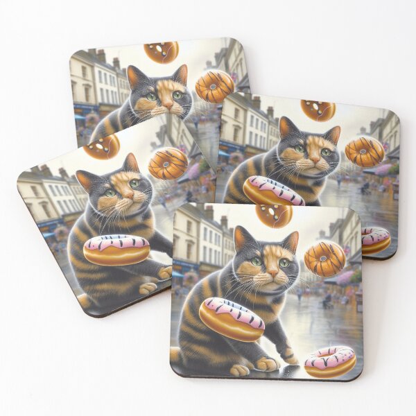 Item preview, Cat Doughnuts 3 : It's Raining Doughnuts designed and sold by Z0Ne.