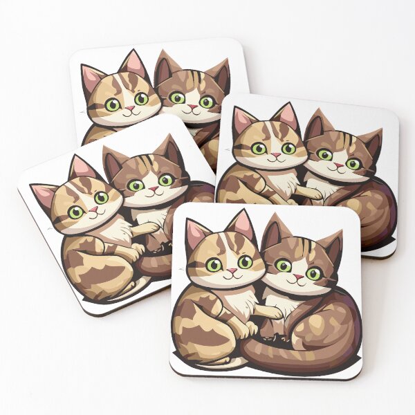 Item preview, Two Snuggling Cats designed and sold by Ainsley Thurgood.
