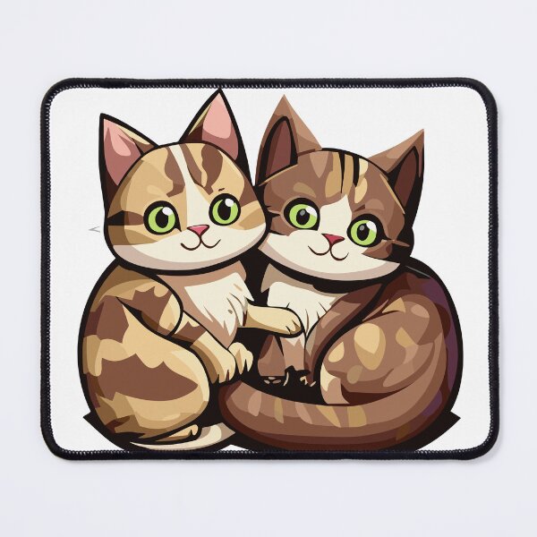 Item preview, Two Snuggling Cats designed and sold by Ainsley Thurgood.