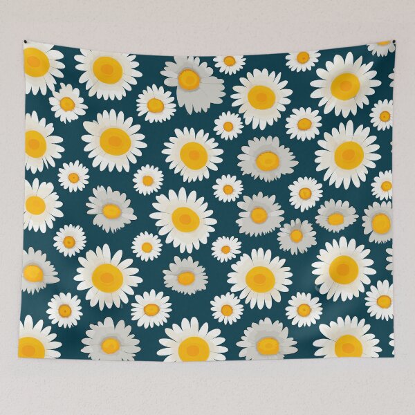 Item preview, Common Daisy Flowers Pattern designed and sold by WildlifeInc.