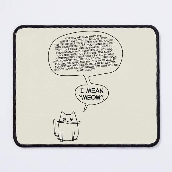 Item preview, Dystopian Cat Manifesto designed and sold by SweetLog.