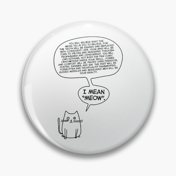 Item preview, Dystopian Cat Manifesto designed and sold by SweetLog.