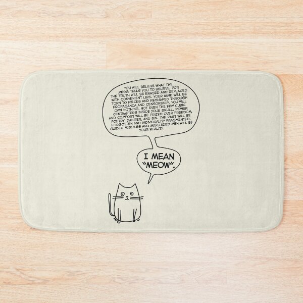 Item preview, Dystopian Cat Manifesto designed and sold by SweetLog.