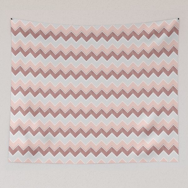 Item preview, Grey, Blush and Bronze Double Chevron designed and sold by Clara’s.
