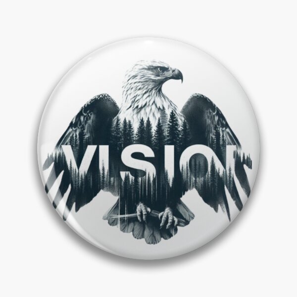 Item preview, Eagle Vision Calm Focus Forest Clarity Art designed and sold by ProjectNoah.
