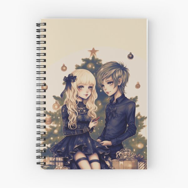 Item preview, Goth couple during Christmas designed and sold by Printboom.