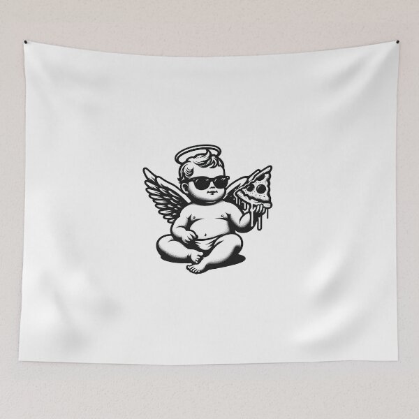 Item preview, Cool Pizza Cherub tattoo   designed and sold by QuickSticker.