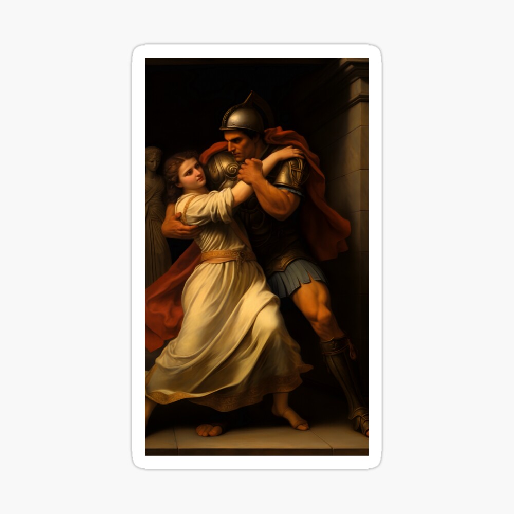 Cassandra And Ajax Art Board Print
