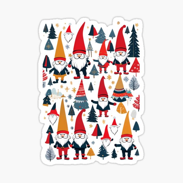 Item preview, Christmas gnome everywhere designed and sold by MindFrank.