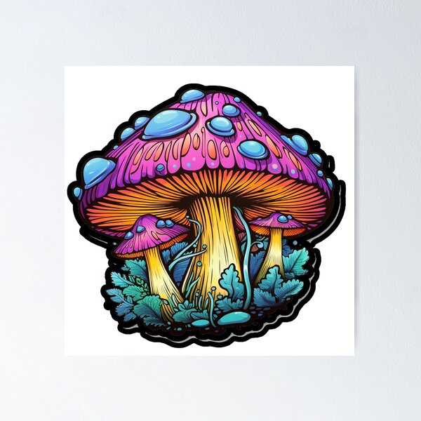 Item preview, Neon Shroom designed and sold by ZombeeMunkee.