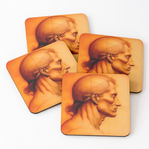 Item preview, Portrait Of A Mature Man In Profile In The Style Of Leonardo designed and sold by LanaGustavsson.