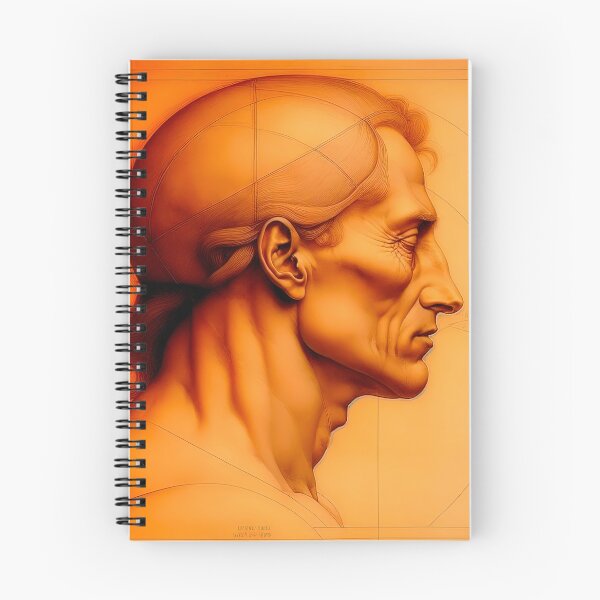 Item preview, Portrait Of A Mature Man In Profile In The Style Of Leonardo designed and sold by LanaGustavsson.