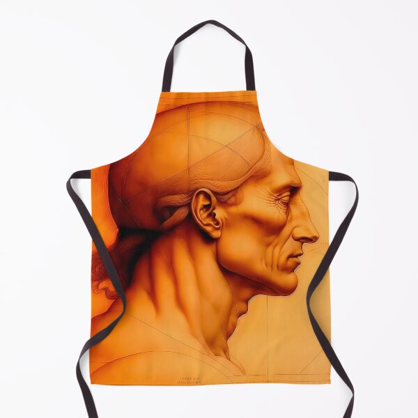 Item preview, Portrait Of A Mature Man In Profile In The Style Of Leonardo designed and sold by LanaGustavsson.