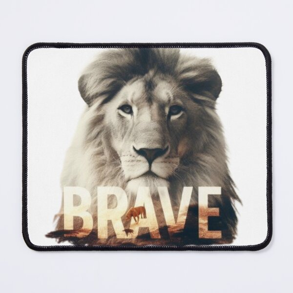 Item preview, Lion Brave King Savanna Courage Art designed and sold by ProjectNoah.