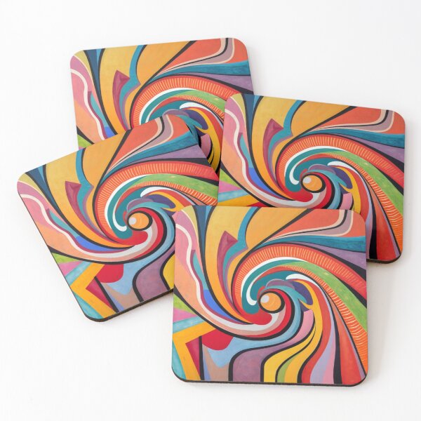Item preview, Spiral Colorful Abstract Art  designed and sold by FashionIam.