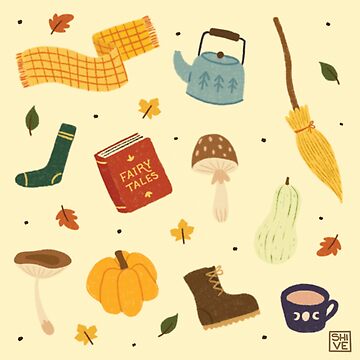 Artwork thumbnail, Cozy Fall by Shivegraphics