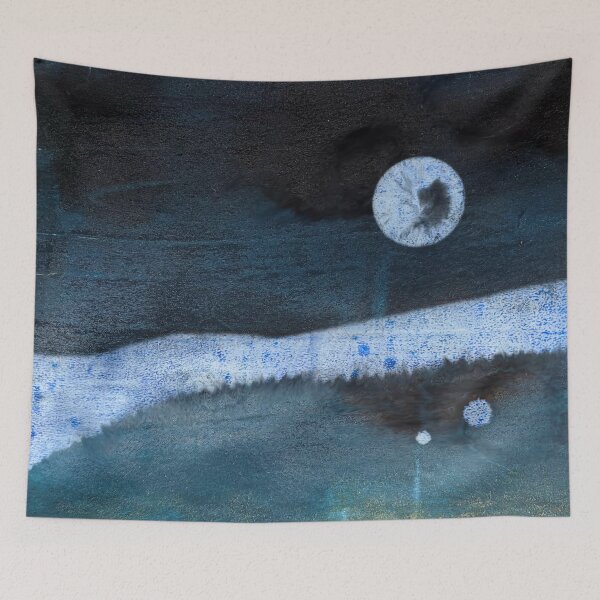 Item preview, Abstract Silver Moon designed and sold by elluminations.