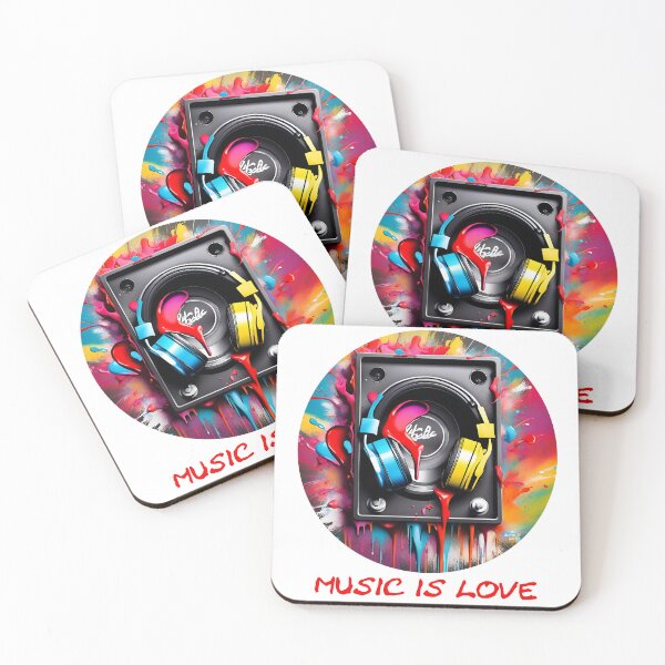 Item preview, "Music is Love" - By Katie Patricia Ives designed and sold by KatieIves2023.