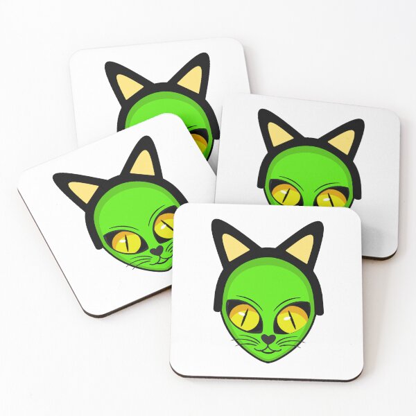Item preview, Extraterrestrial Whiskers - Space Cat Adventure designed and sold by BKPrintDesing.