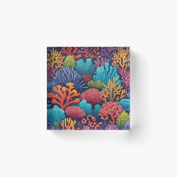 Item preview, Coral Reef Pattern designed and sold by WildlifeInc.