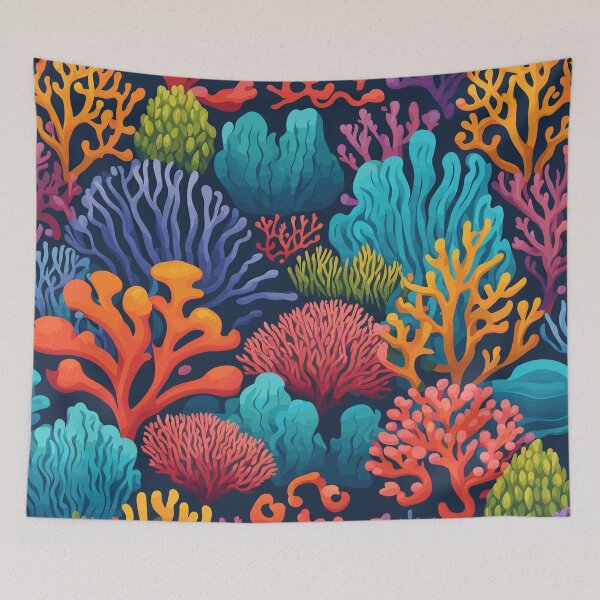 Item preview, Coral Reef Pattern designed and sold by WildlifeInc.