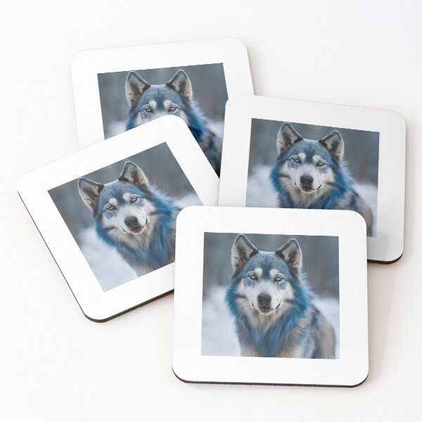 Item preview, Fantasy blue wolfdog designed and sold by VonLogaart.