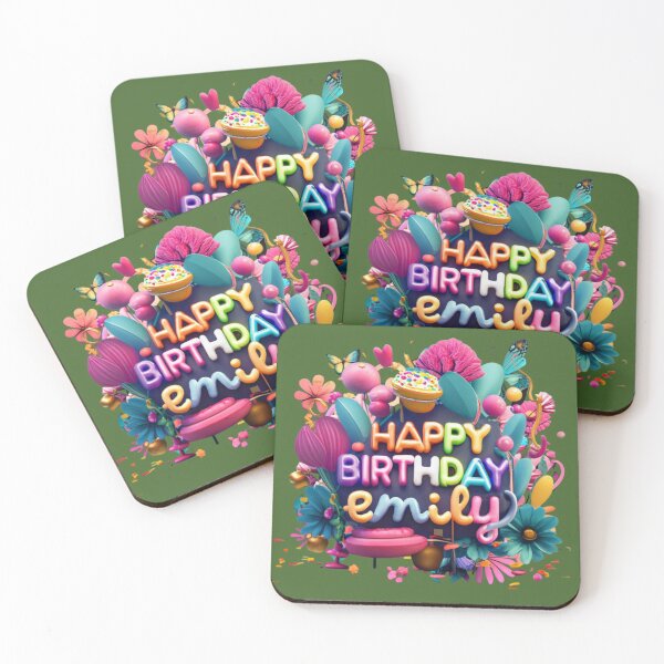 Item preview, Happy Birthday Emily designed and sold by hiddenlink.