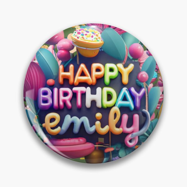Item preview, Happy Birthday Emily designed and sold by hiddenlink.