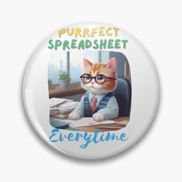 Item preview, cute cat creating databases  designed and sold by sweetiejojo.