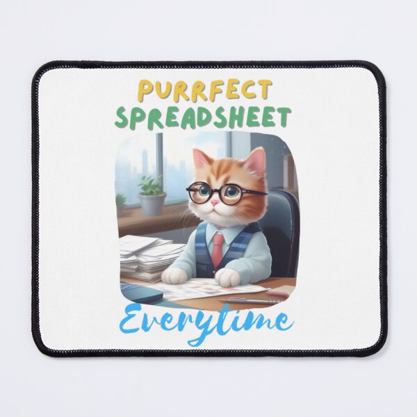Item preview, cute cat creating databases  designed and sold by sweetiejojo.