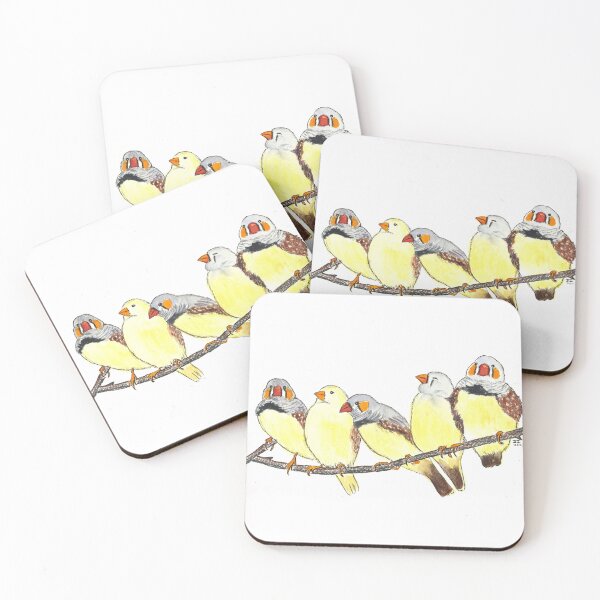 Item preview, Zebra Finches designed and sold by Jayashree  Iyengar.