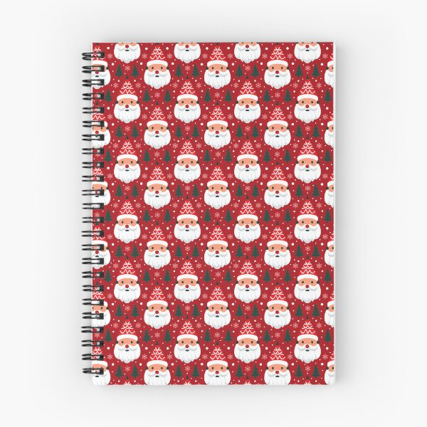 Item preview, Festive Seamless Pattern of Santa Claus designed and sold by 89BLACK.