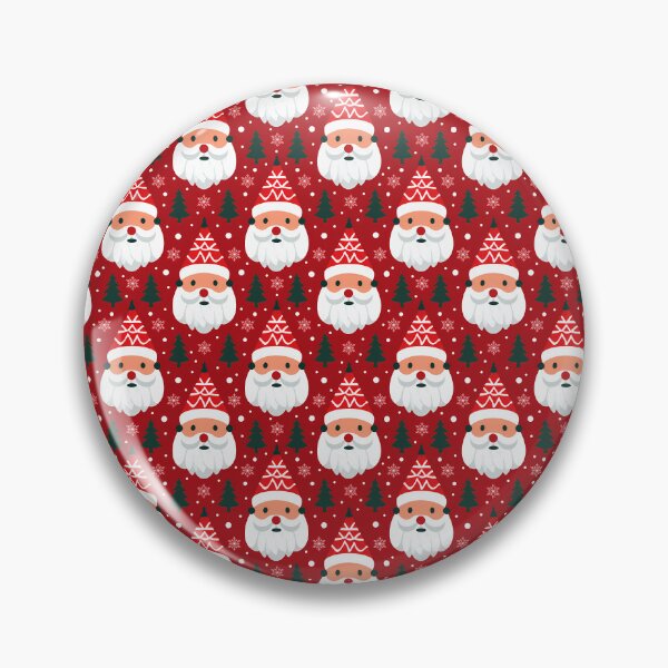 Item preview, Festive Seamless Pattern of Santa Claus designed and sold by 89BLACK.
