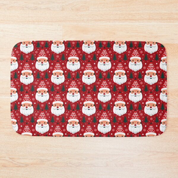 Item preview, Festive Seamless Pattern of Santa Claus designed and sold by 89BLACK.