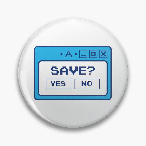 Item preview, Save? (Blue Ver.) designed and sold by TaroPanda64.