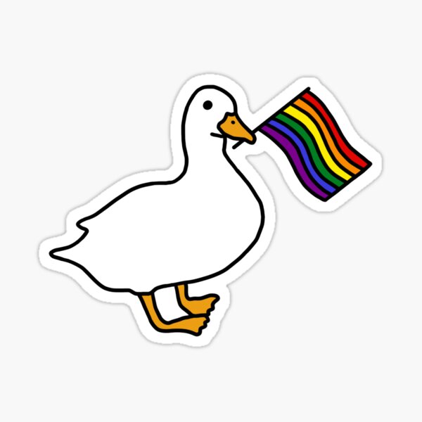 Artikel-Vorschau von Stolze Gans-Regenbogenflaggen, designt und verkauft von Chanaika4.