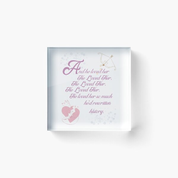 Item preview, He Loved Her designed and sold by BookishBama.