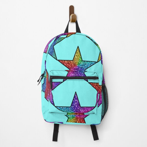 Item preview, Glitter Star Print Turquoise designed and sold by FunkyAdicom.