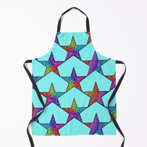Item preview, Glitter Star Print Turquoise designed and sold by FunkyAdicom.