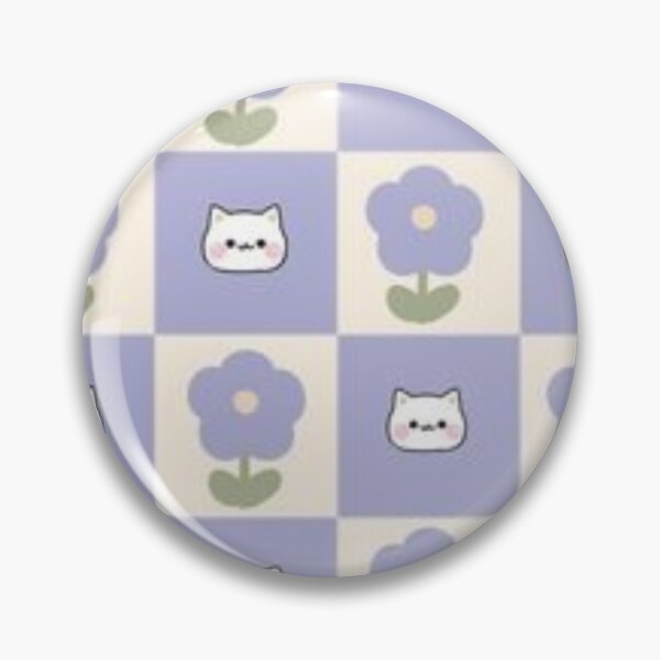 Item preview, cats and purple flowers designed and sold by Sokkastore.