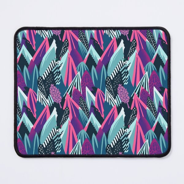 Item preview, Bright Winter / Clear Winter pattern, skin-tone matching, personal color analysis, PCA, abstract mountains designed and sold by look4seasons.