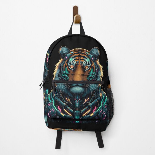 Item preview, Robotic Stripe Force: Cybernetic Tiger designed and sold by MrAI-Store.