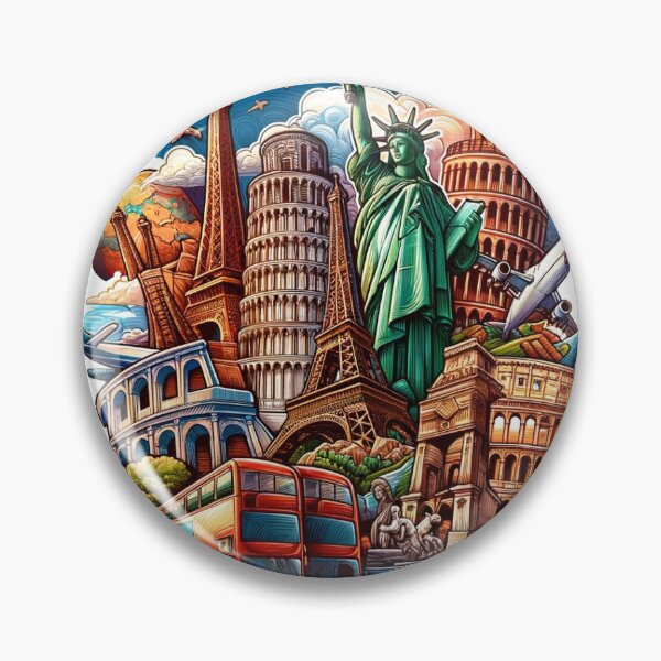 Item preview, World Traveller Sticker designed and sold by rayydonn.